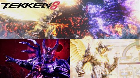 Tekken 8 True Devil Kazuya And Angel Jin Rage Art Youtube