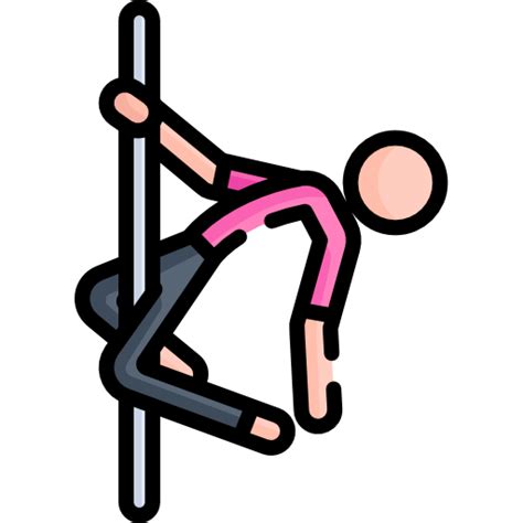 Pole Dance Special Lineal Color Icon