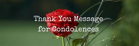 Thank You Messages For Sympathy And Condolence Wishesmsg 42 Off