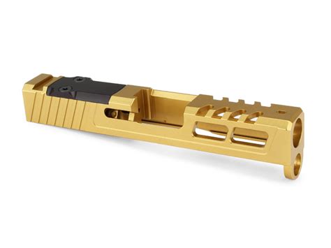 Zps2 Slide For Glock 43 43x Tin Gold Zaffiri Precision