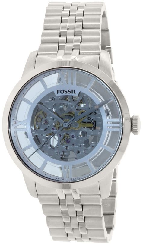 Fossil Men S Townsman Steel Automatic Skeleton Watch Me Walmart