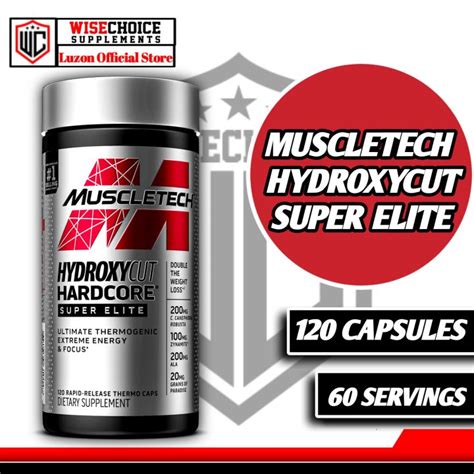 MUSCLETECH HYDROXYCUT HARDCORE SUPER ELITE 120 CAPSULES Lazada PH