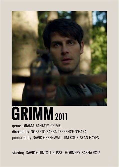 Minimalistic/polaroid tv show poster by me Nbc Grimm, Grimm Tv Show ...