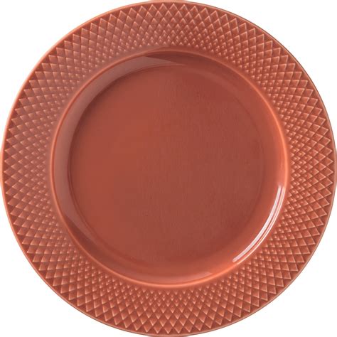 Rhombe Frokosttallerken Cm Terracotta Fra Lyngby Porcel N