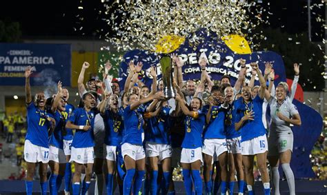 Seleção Feminina Vence Copa América Com 100 De Aproveitamento