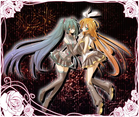 Hatsune Miku Y Kagamine Rin Kagamine Rin Vocaloids Hatsune Miku