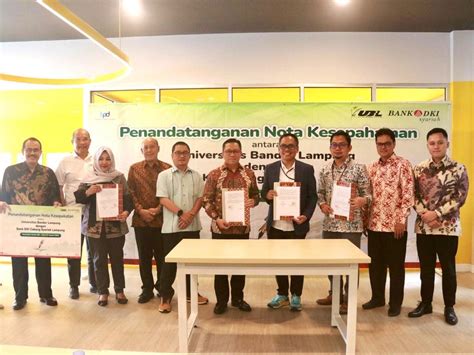 Perkuat Kolaborasi Dan Kerjasama UBL Dan Bank DKI Syariah Lampung