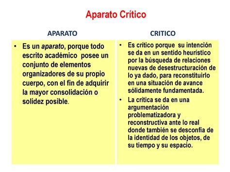 El Aparato Crítico En La Investigación María Ruth Vargas Leyva Ppt