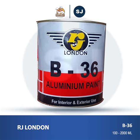 Jual Rj London Aluminium Paint Cat Aluminium Cat Tangki Cat Besi Shopee Indonesia