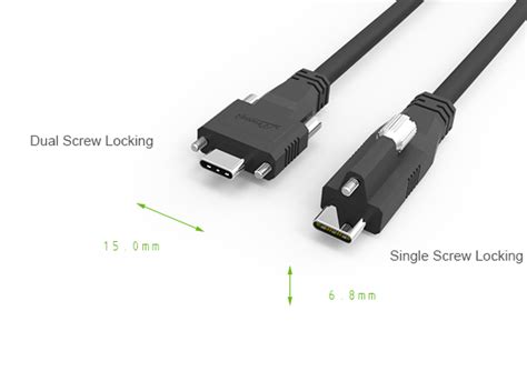 Usb 31 Type C Screw Locking Cables Newnex