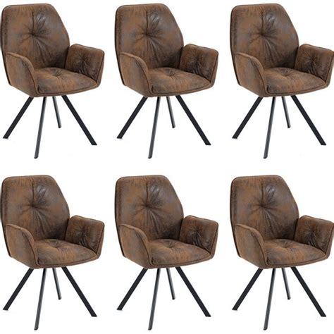 Meubles Cosy Lot De Fauteuils Chaises De Salle Manger Avec