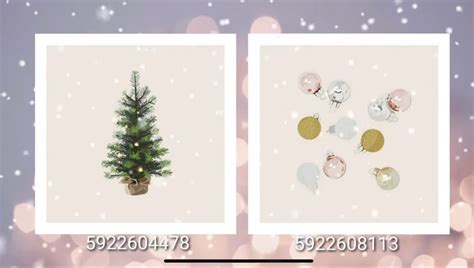 Aesthetic Christmas Bloxburg Decals