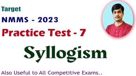 Reasoning Practice Test I Syllogism I Nmms Ssc Rrb Banks