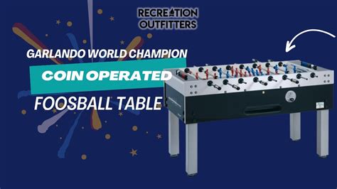 Garlando World Champion Coin Operated Foosball Table 26 7965