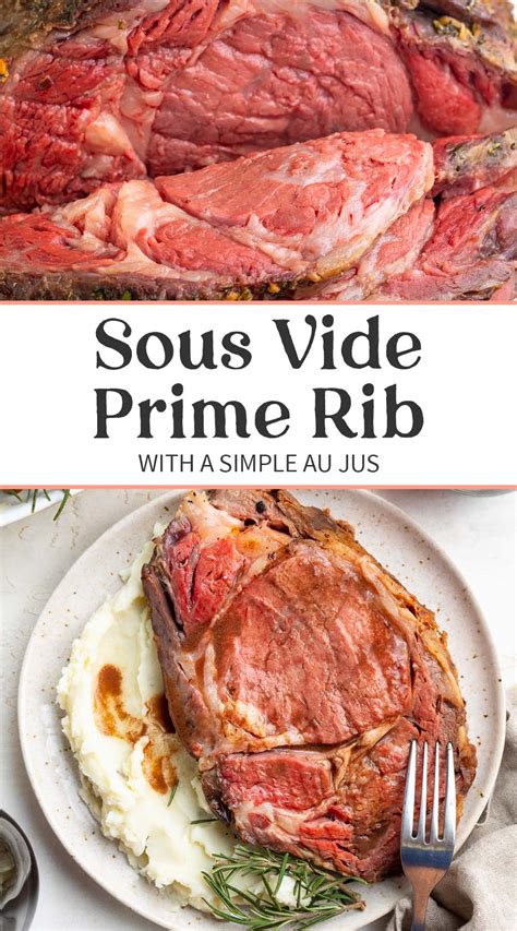 Sous Vide Prime Rib with Au Jus - 40 Aprons