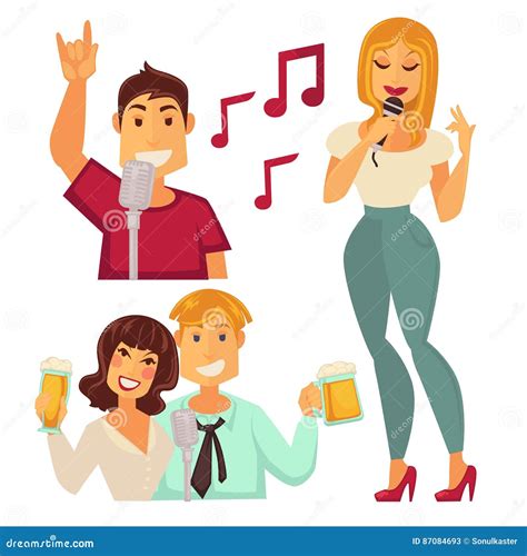 Karaoke Cartoon Stock Images 9 Photos