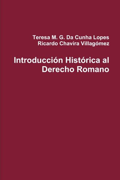 Introducci N Hist Rica Al Derecho Romano