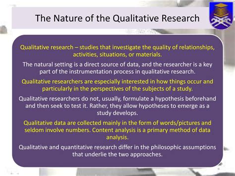 Ppt Types Of Educational Research Quantitative And Qualitative