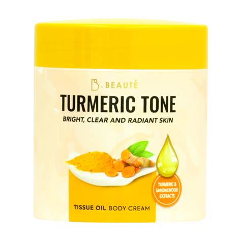 B Beaute Turmeric Tone Tissue Oil Body Cream Ml Beauty Zone