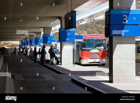 Passenger Pick Up And Drop Off Road At Denver International Airport