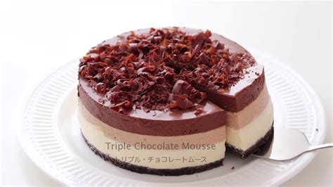 トリプル・チョコレートムースの作り方 Triple Chocolate Mousse Cake｜hidamari Cooking Video Dailymotion