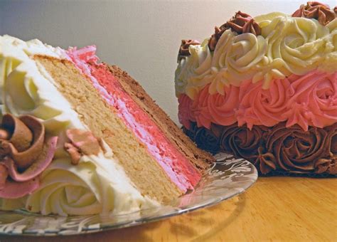 Neopolitan Rose Cake Thanks To For The Tutorial Cake