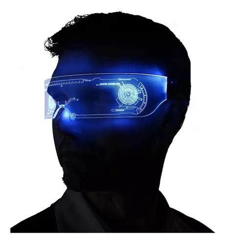 Lentes Led Cyber Punk Futuristic Technology Sense Jump Di Meses Sin