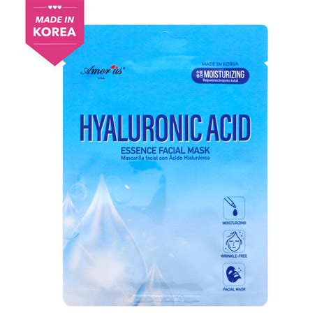 Face Sheet Mask Hyaluronic Acid Amorus Usa