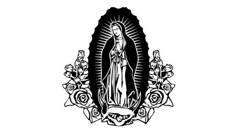 Virgin Mary Svg Png Eps  Digital Download Etsy