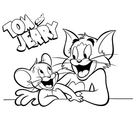 Desenhos Para Colorir Do Tom E Jerry