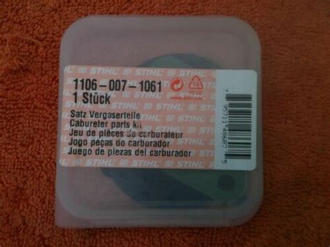 STIHL Genuine 070 090 Carburettor Repair Kit 1106 007 1061 EBay