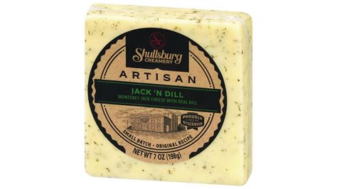 Shullsburg Creamery Artisan Jack N Dill Cheddar Cheese Oz