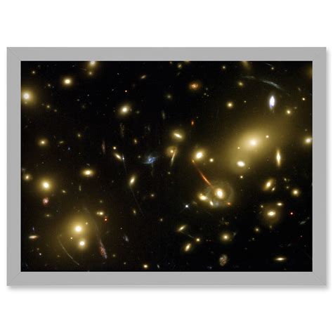 Hubble Space Telescope Image Gravity Galaxy Cluster Abell Giant