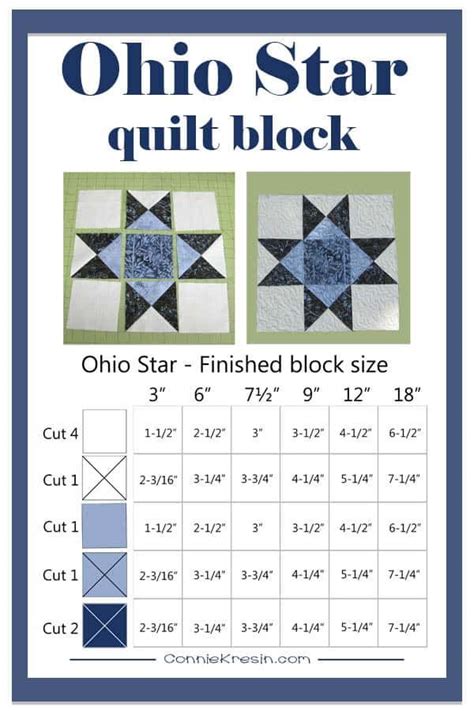 River Espresso Ohio Star Block Tutorial Artofit