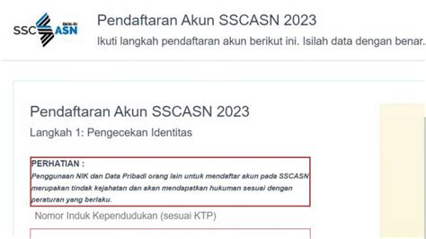 Pendaftaran Akun Sscasn Untuk Daftar Cpns Dan Pppk Sampai Tanggal