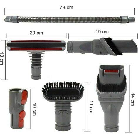 Brosse Kit Accessoires Avec Tuyau Pour Dyson V8 V7 V6 V10 SV10 SV11