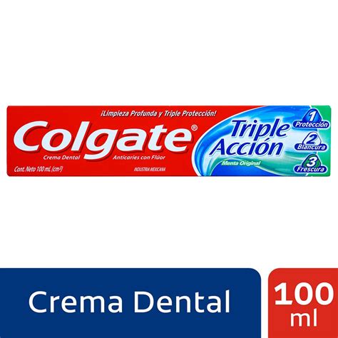 Droguería La Economía crema dental colgate triple accion menta