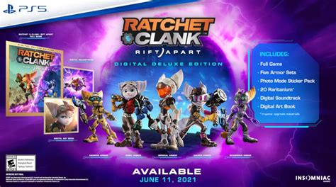 Ratchet And Clank Rift Apart Digital Deluxe Editions Five Armour