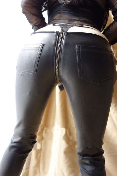 Buy Sexy Women Low Waist Zipper Open Crotch Pencil