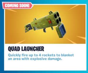 Quad Launcher Being Added To Fortnite NintendoSoup