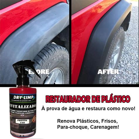 DRY LIMP Revitalizador de Plásticos para choque friso retrovisor