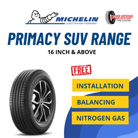 Michelin Primacy 4 SUV SUV Tyre CRV CX5 X70 17 19 Inch 225 65R17 225