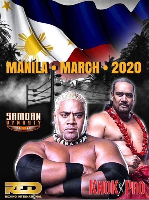 Pro Wrestling Hall Of Famer Rikishi Samoan Dynasty Visits The Philippines