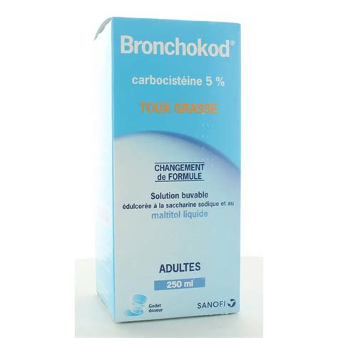 Bronchokod Carbocist Ine Toux Grasse Ml