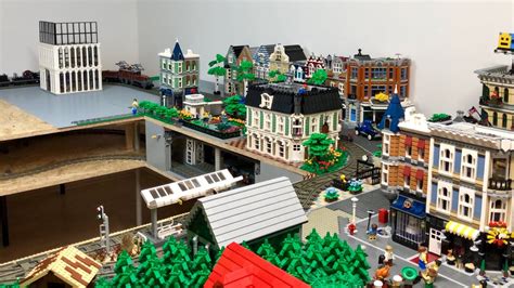 Bau Einer Lego Stadt Teil 110 Neue Fußgängerzone Und Hochhaus Youtube