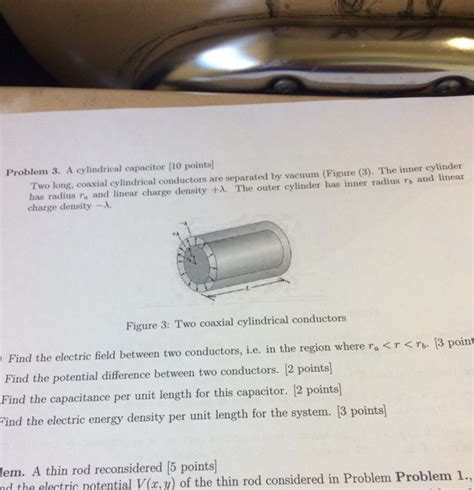 Solved Problem 3 A Cylindrical Capacitor 10 Points Two