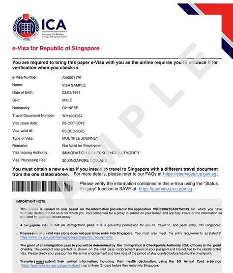 Ica Visiting Singapore