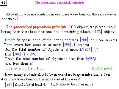 Pigeonhole Principle Calculator - A Pictures Of Hole 2018