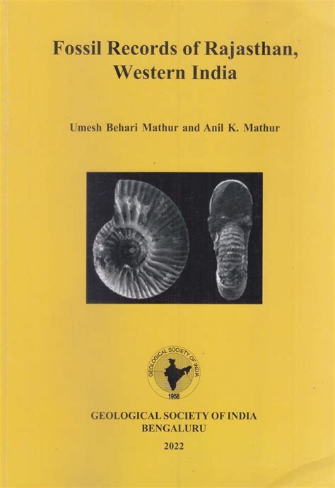 Fossil Records Of Rajasthan Western India NHBS Academic