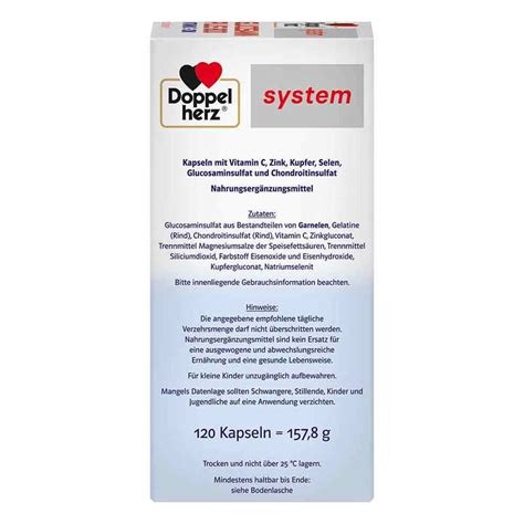 Doppelherz System Glucosamin Plus Kapseln St Online Bei Pharmeo